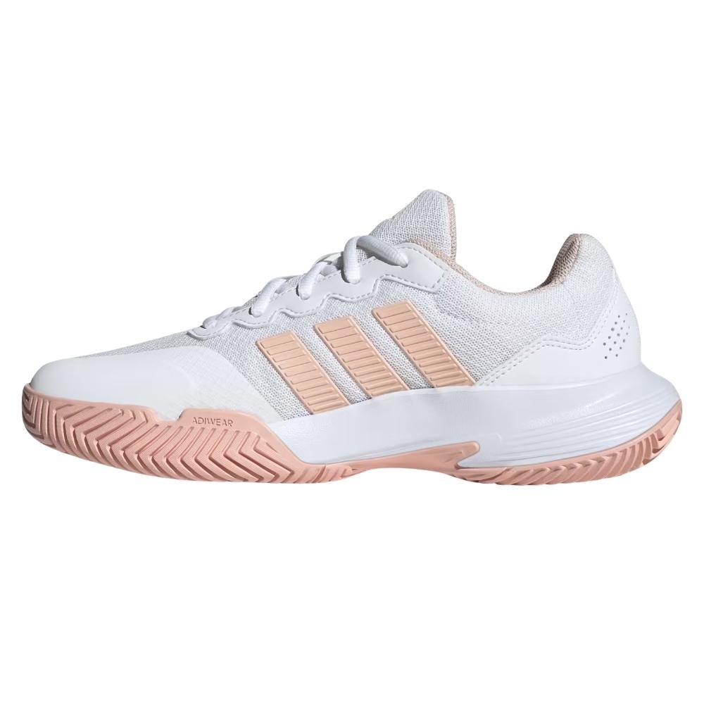 TÊNIS ADIDAS ESPORTIVO FEMININO GAME COURT 2 KI0785 Branco 2