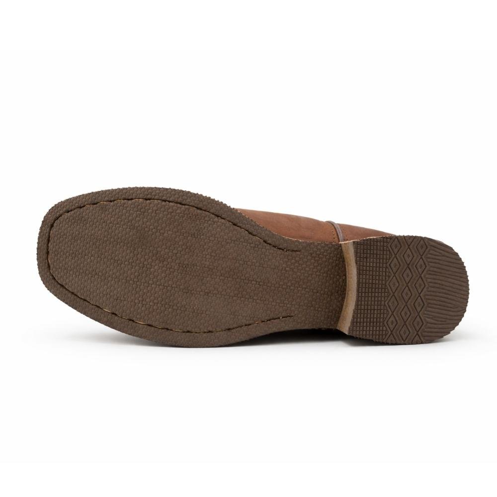 BOTA HELAZZA MONTARIA COURO FEMININA 61825 Marrom 4