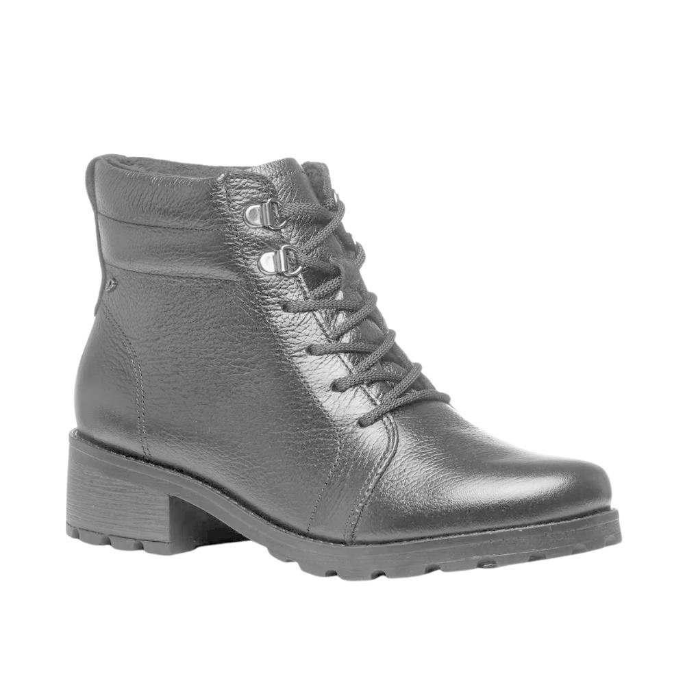BOTA PEGADA COTURNO COURO FEMININO 281422 Preto 2