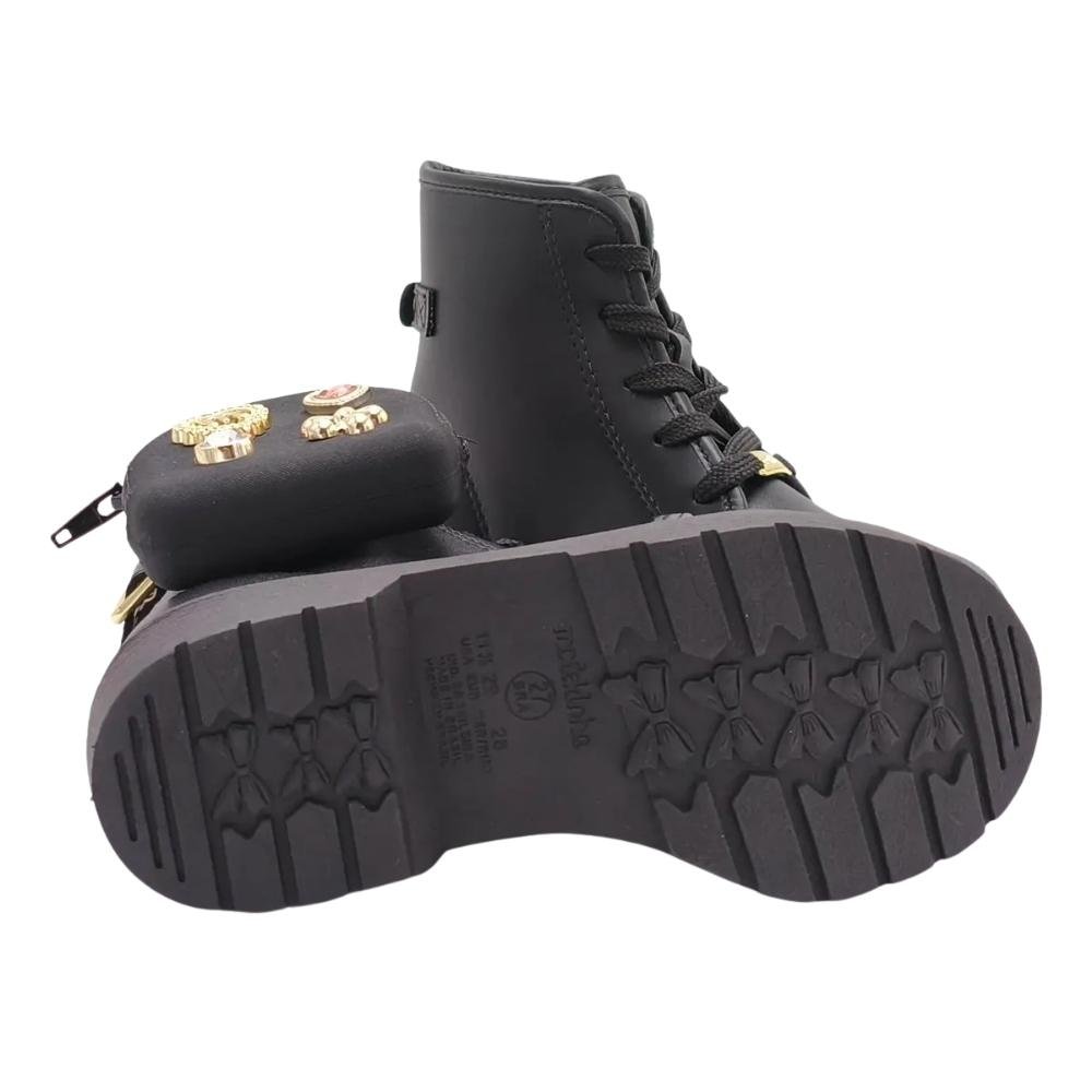 BOTA MOLEKINHA COTURNO INFANTIL MENINA 2164.144 Preto 5