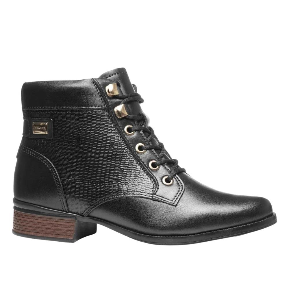 BOTA PEGADA COTURNO COURO FEMININO 282013