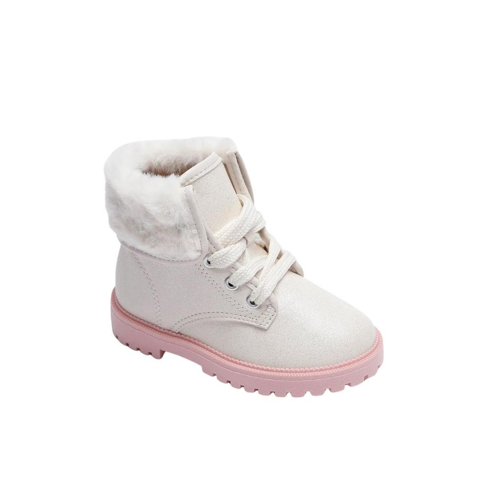 BOTA MOLEKINHA TRATORADA INFANTIL MENINA 2126.524 Branco 2