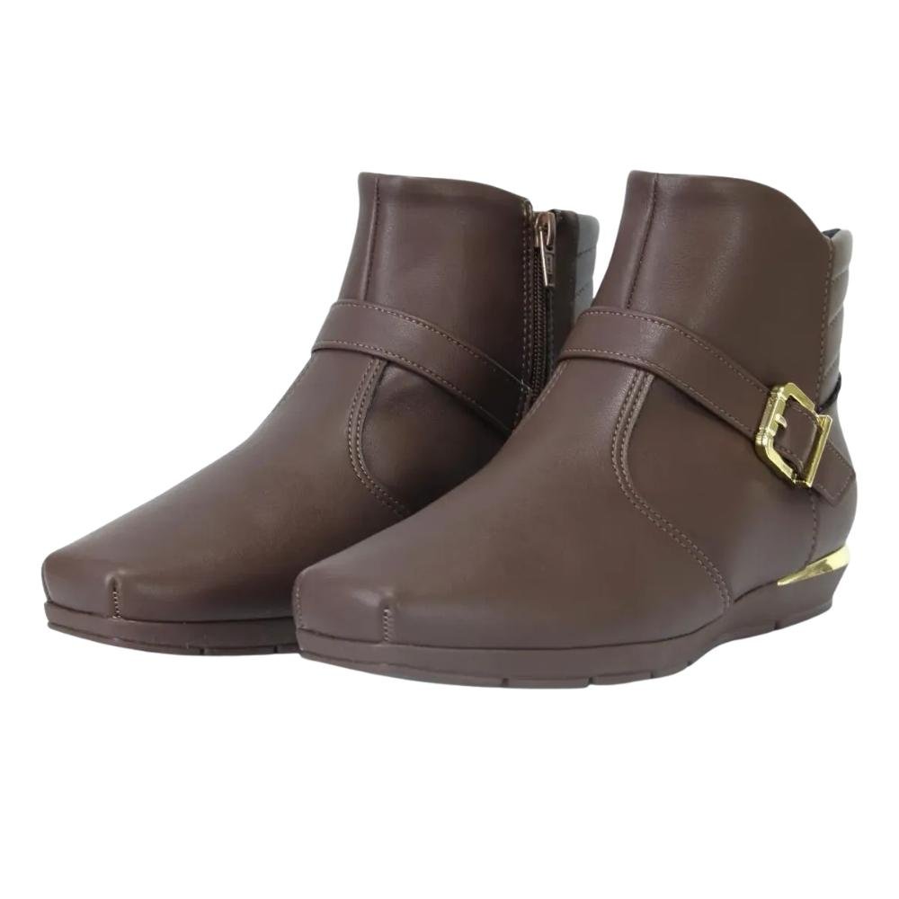 BOTA PICCADILLY CANO CURTO FEMININO 147332 Marrom 3