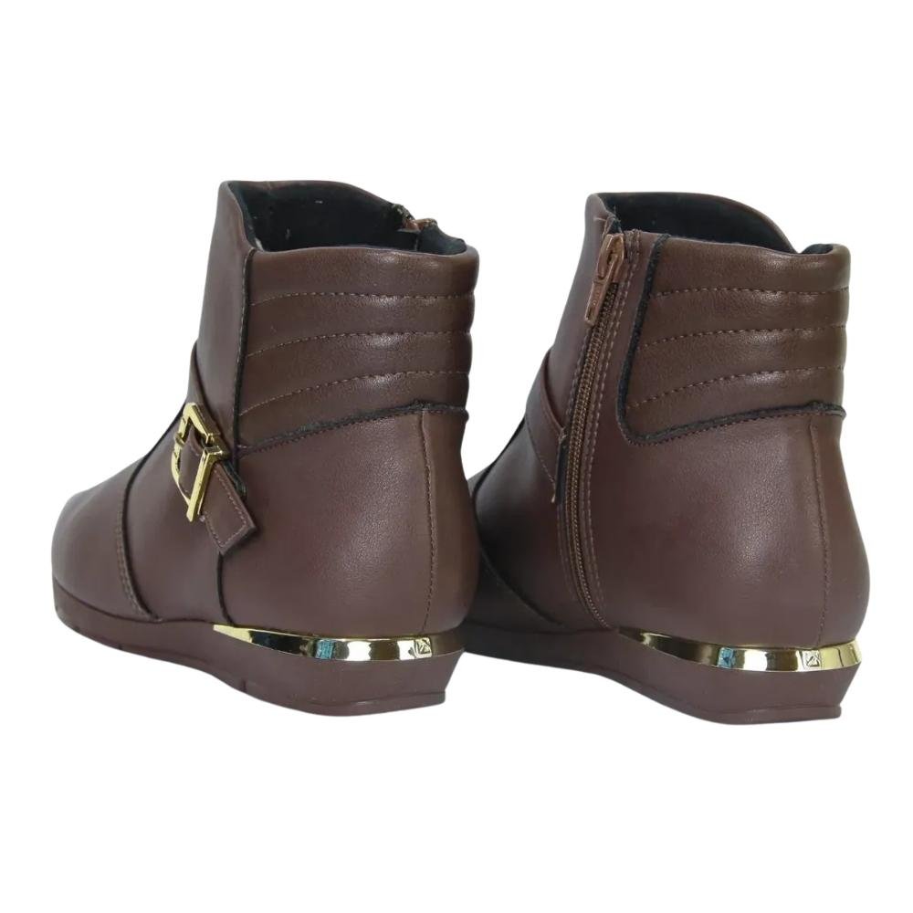 BOTA PICCADILLY CANO CURTO FEMININO 147332 Marrom 4