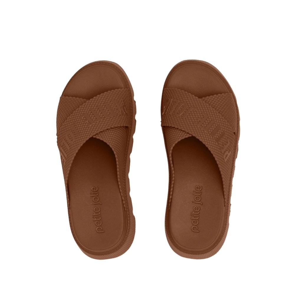 TAMANCO FLATFORM PETITE JOLIE SMASH UP FEMININO PJ7588 Marrom 3