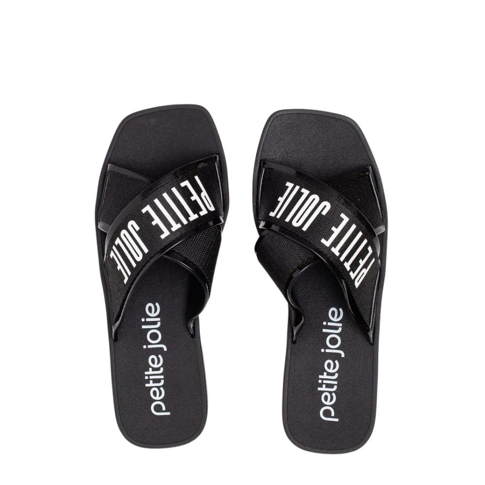 CHINELO PETITE JOLIE TIRAS CRUZADAS FEMININO PJ7611 Preto 3