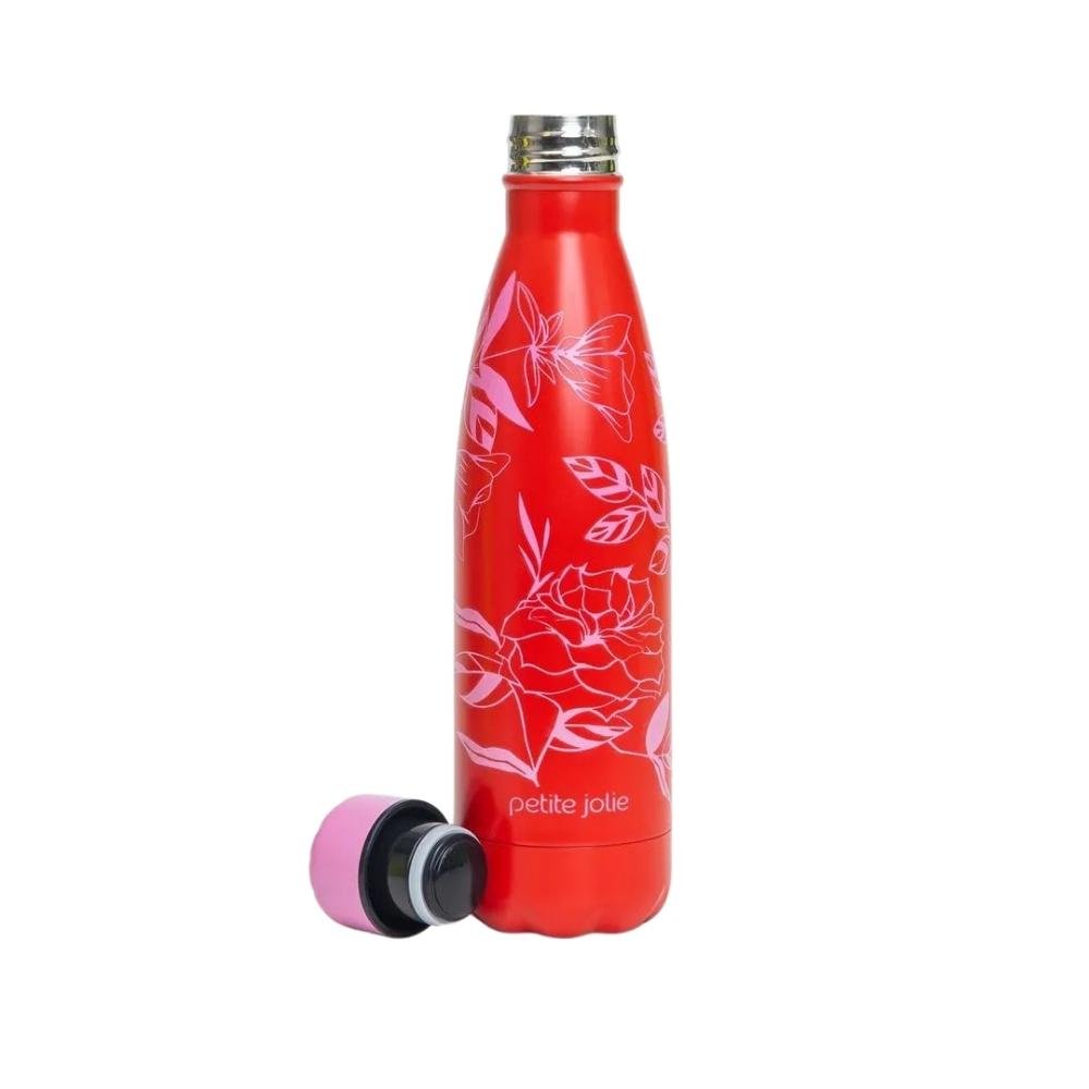 GARRAFA PETITE JOLIE 500ML FEMININA FLORAL 2 PJ20351F Vermelho 3