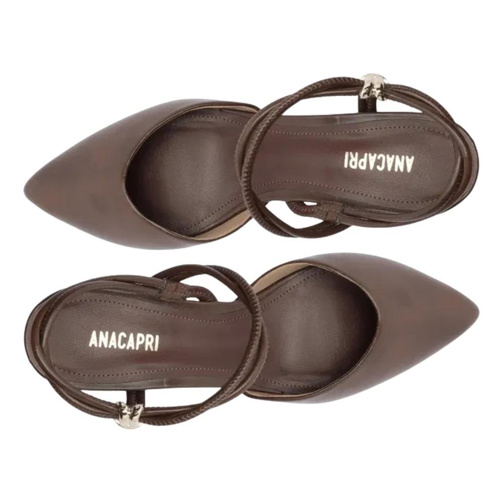 SAPATO ANACAPRI SLINGBACK FEMININO C307050023 Marrom 3