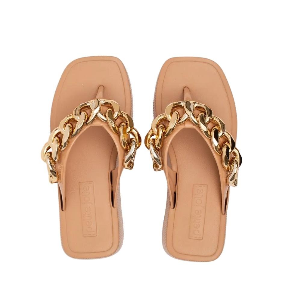 CHINELO FLATFORM PETITE JOLIE HIT FEMININO PJ6515 Marrom 2