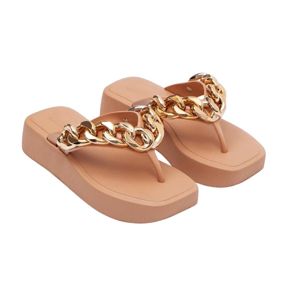 CHINELO FLATFORM PETITE JOLIE HIT FEMININO PJ6515 Marrom 3