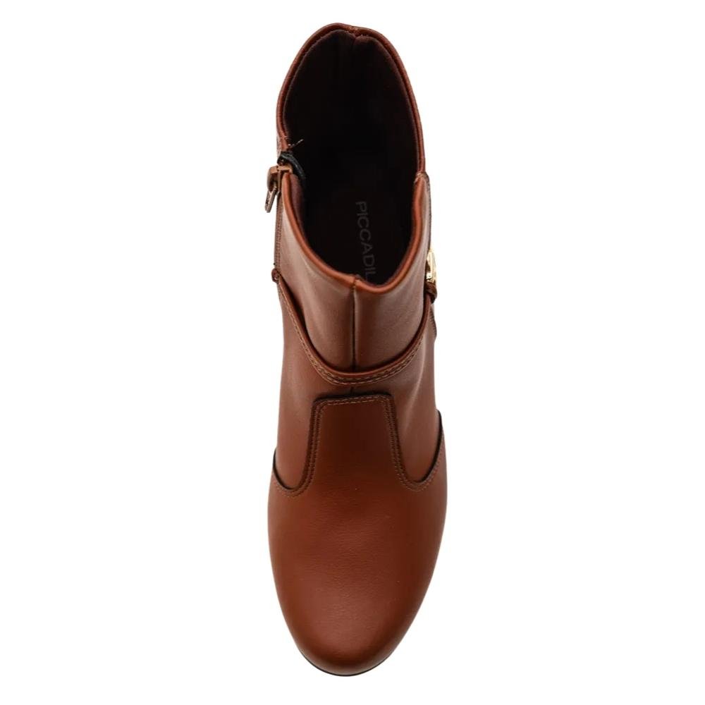 BOTA PICCADILLY CANO BAIXO FEMININA 110202 Marrom 2