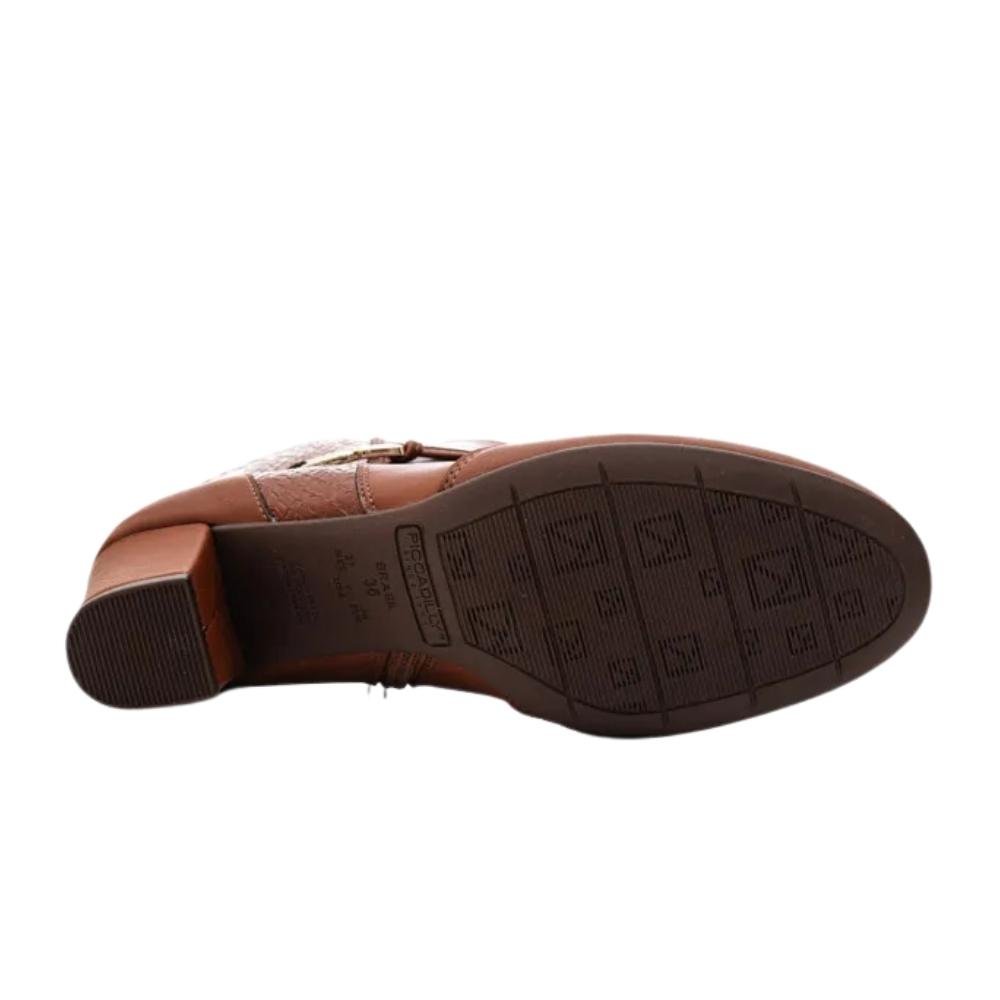 BOTA PICCADILLY CANO BAIXO FEMININA 110202 Marrom 4