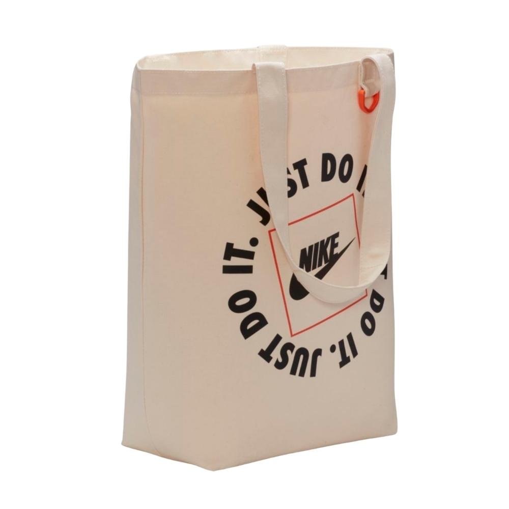 BOLSA NIKE FEMININA HERITAGE TOTE CU9266 Branco 2
