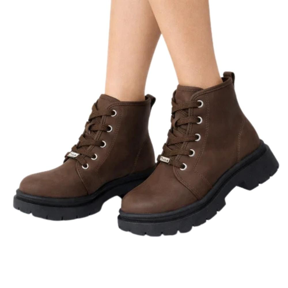 BOTA COTURNO MOLEKINHA INFANTIL FEMININA 2182100 Marrom 4