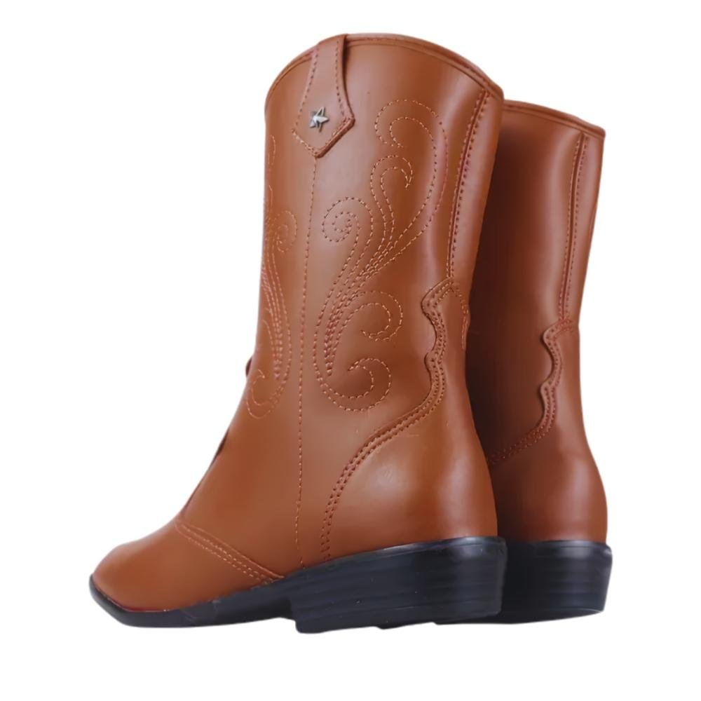 BOTA MOLEKINHA CANO MÉDIO INFANTIL FEMININA WESTERN 2183201 Marrom 3