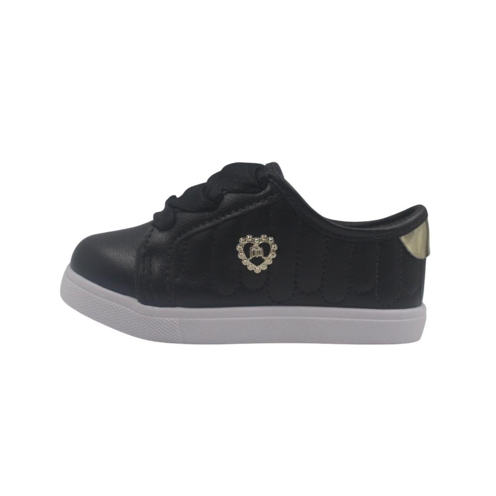 TÊNIS MOLEKINHA INFANTIL MENINA 2118.595 Preto 2