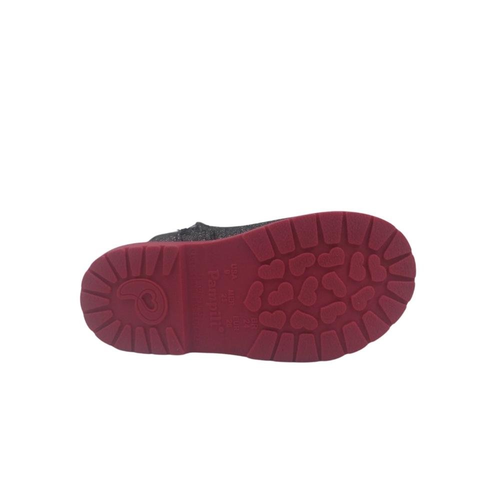 BOTA PAMPILI RUBI INFANTIL MENINA 141.065 Preto 4