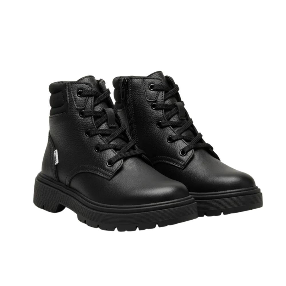 BOTA PAMPILI COTURNO DUDA INFANTIL MENINA 681.008 Preto 2