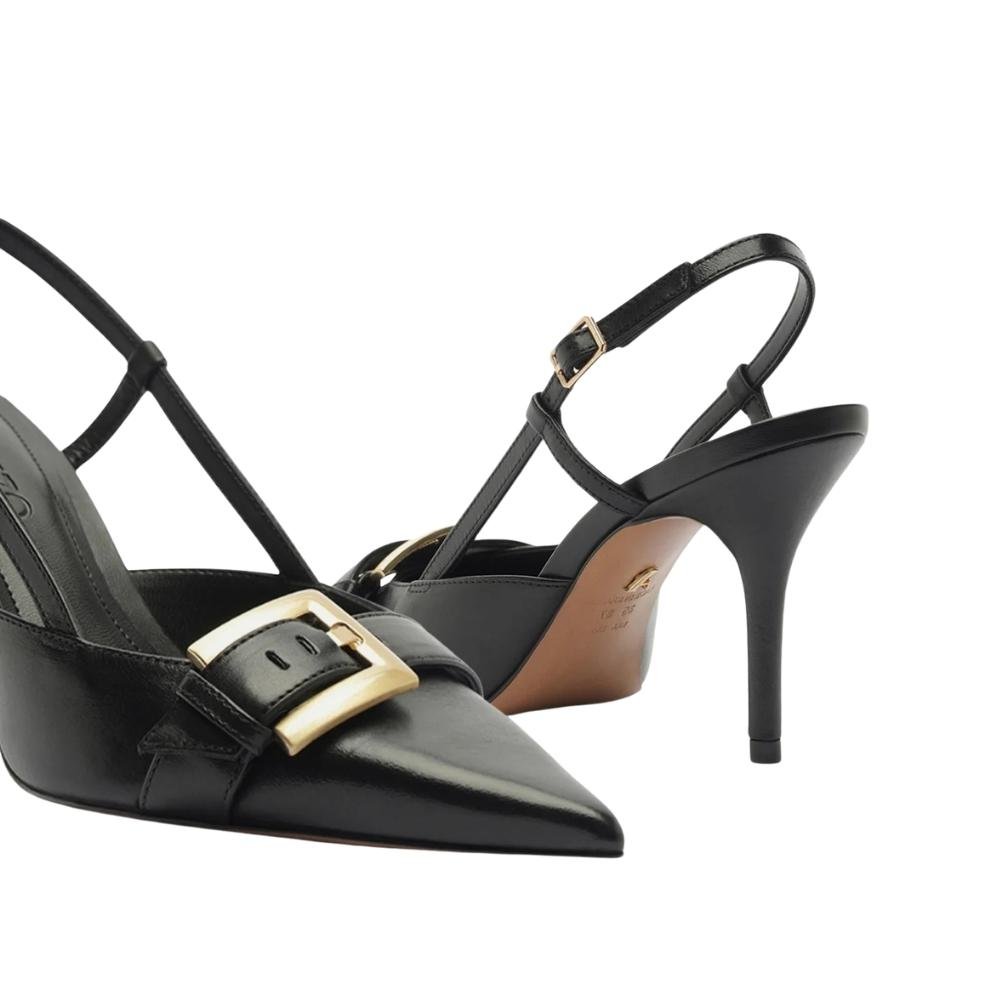 SAPATO AREZZO SLINGBACK FEMININO A129300093 Preto 4