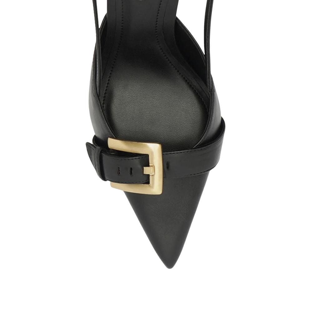 SAPATO AREZZO SLINGBACK FEMININO A129300093 Preto 6