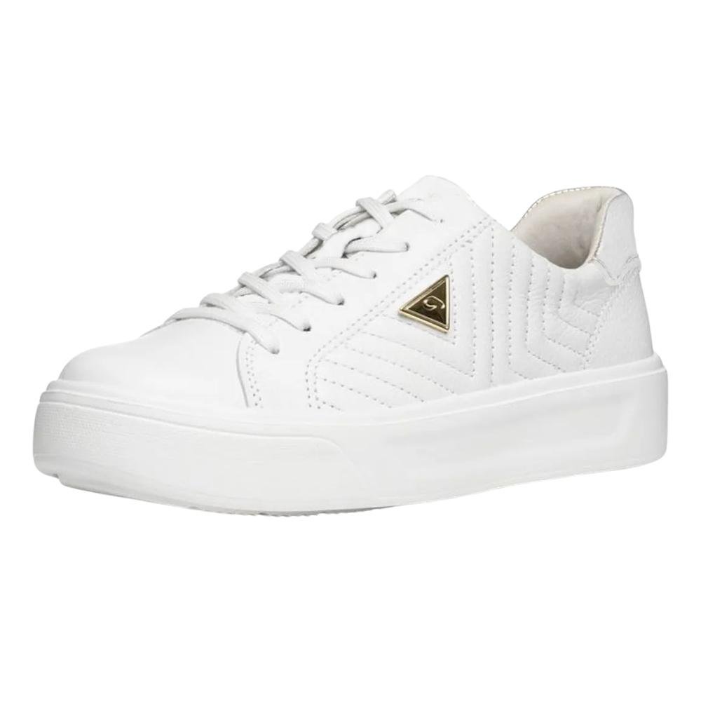 SAPATÊNIS PEGADA FLATFORM COURO FEMININO 211220 Branco 2