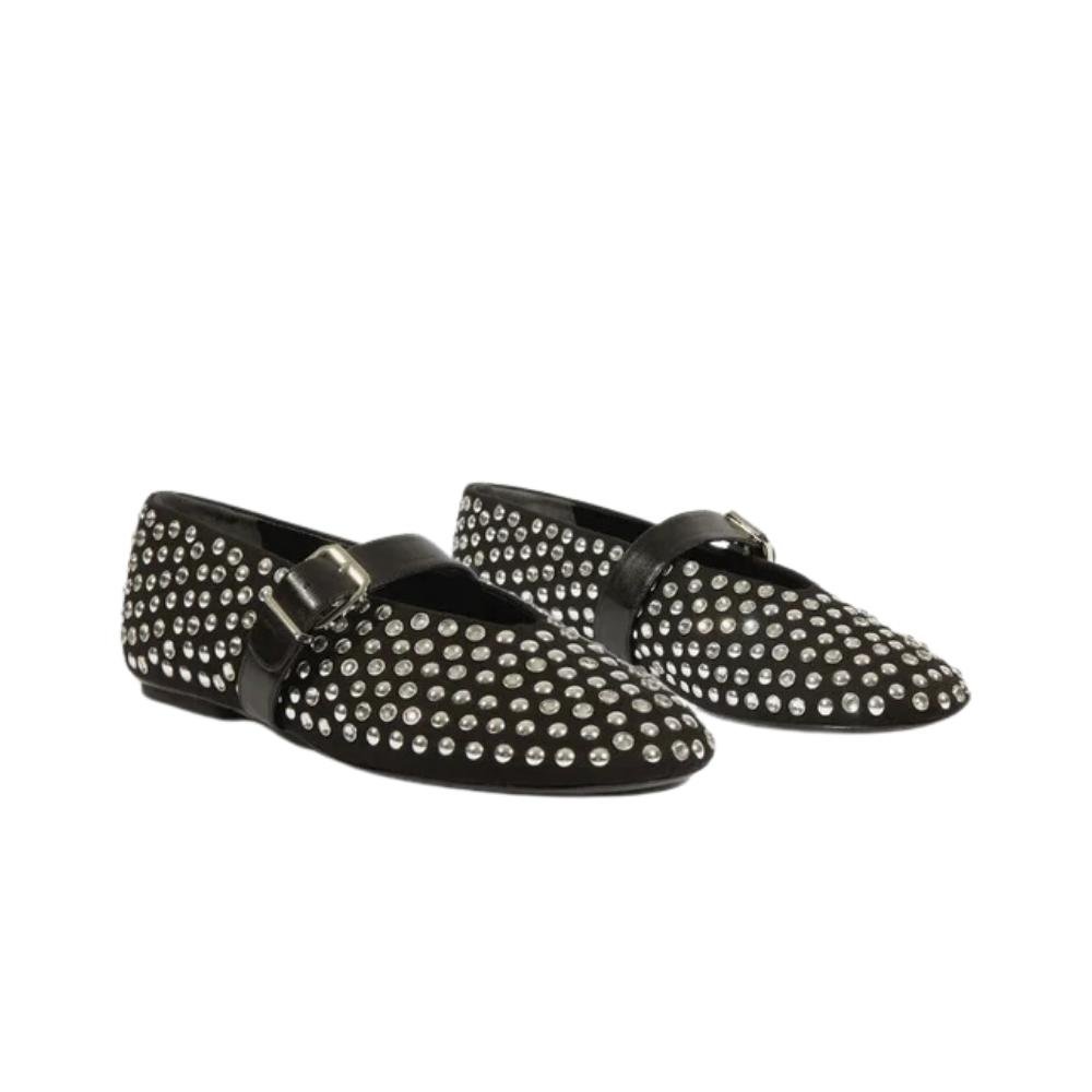 SAPATILHA SCHUTZ CAMURÇA TACHAS FEMININO S219630139 Preto 2