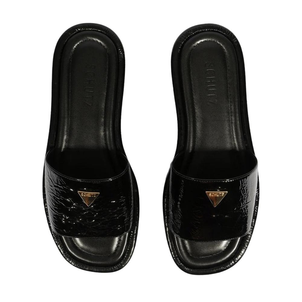 TAMANCO SCHUTZ FLATFORM COURO FEMININO S218690027/2 Preto 4