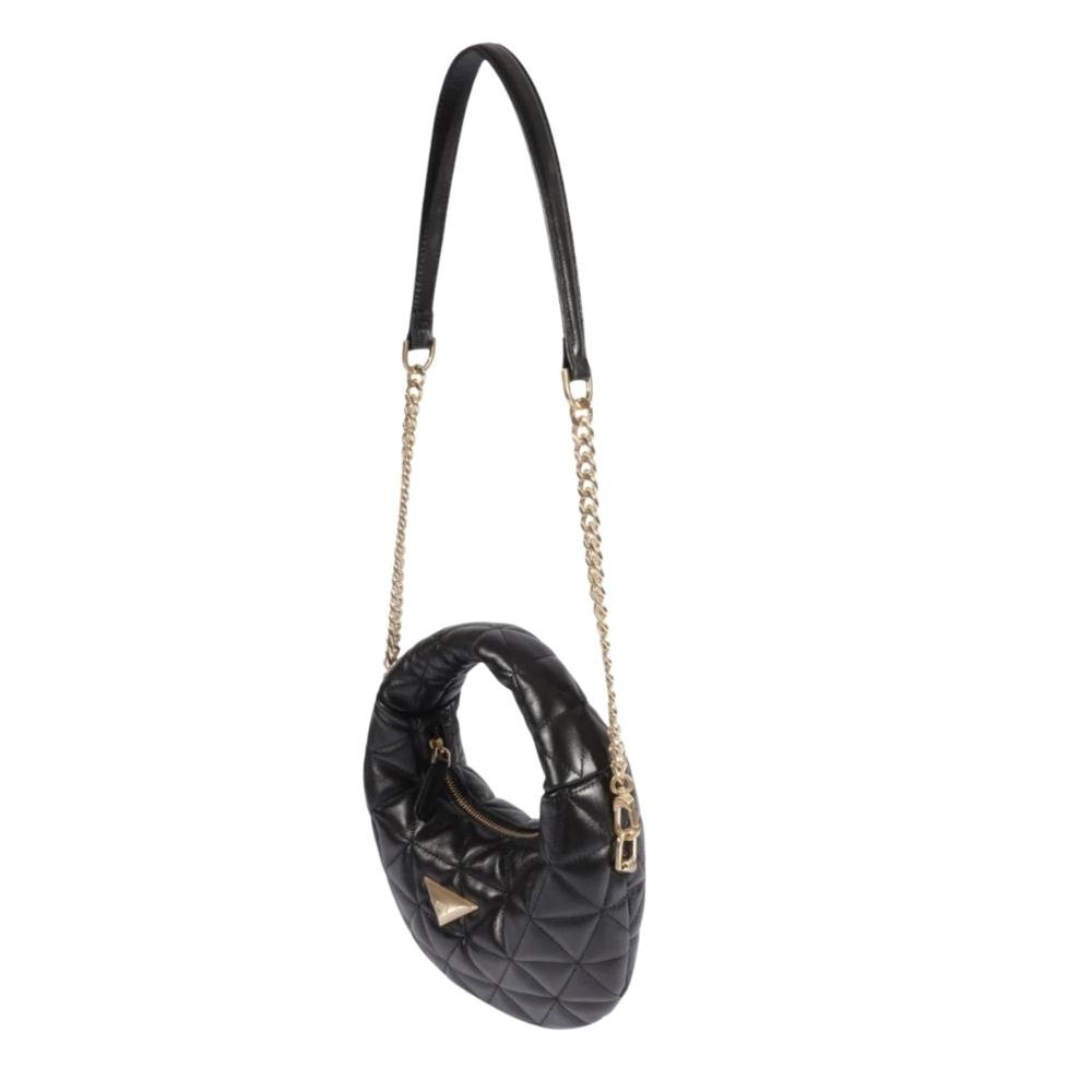 BOLSA COURO SCHUTZ HOBO BAG FEMININA MATELASSÊ S500183438 Preto 4