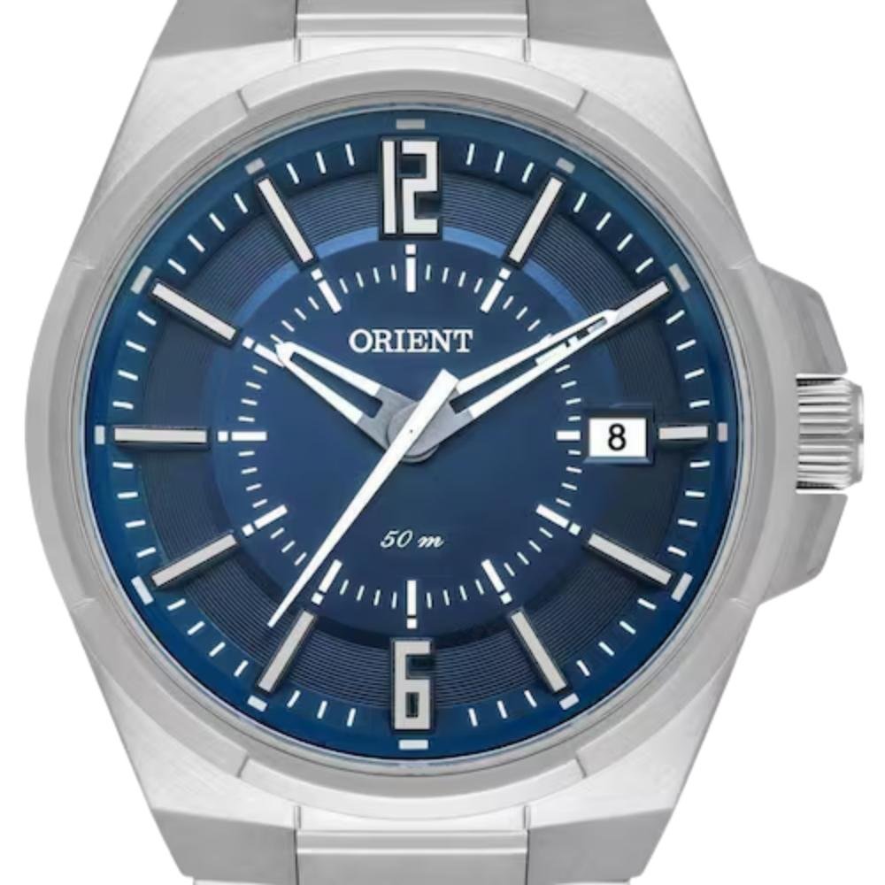 RELÓGIO ORIENT ANALÓGICO MASCULINO MBSS1410D2SX Prata 2