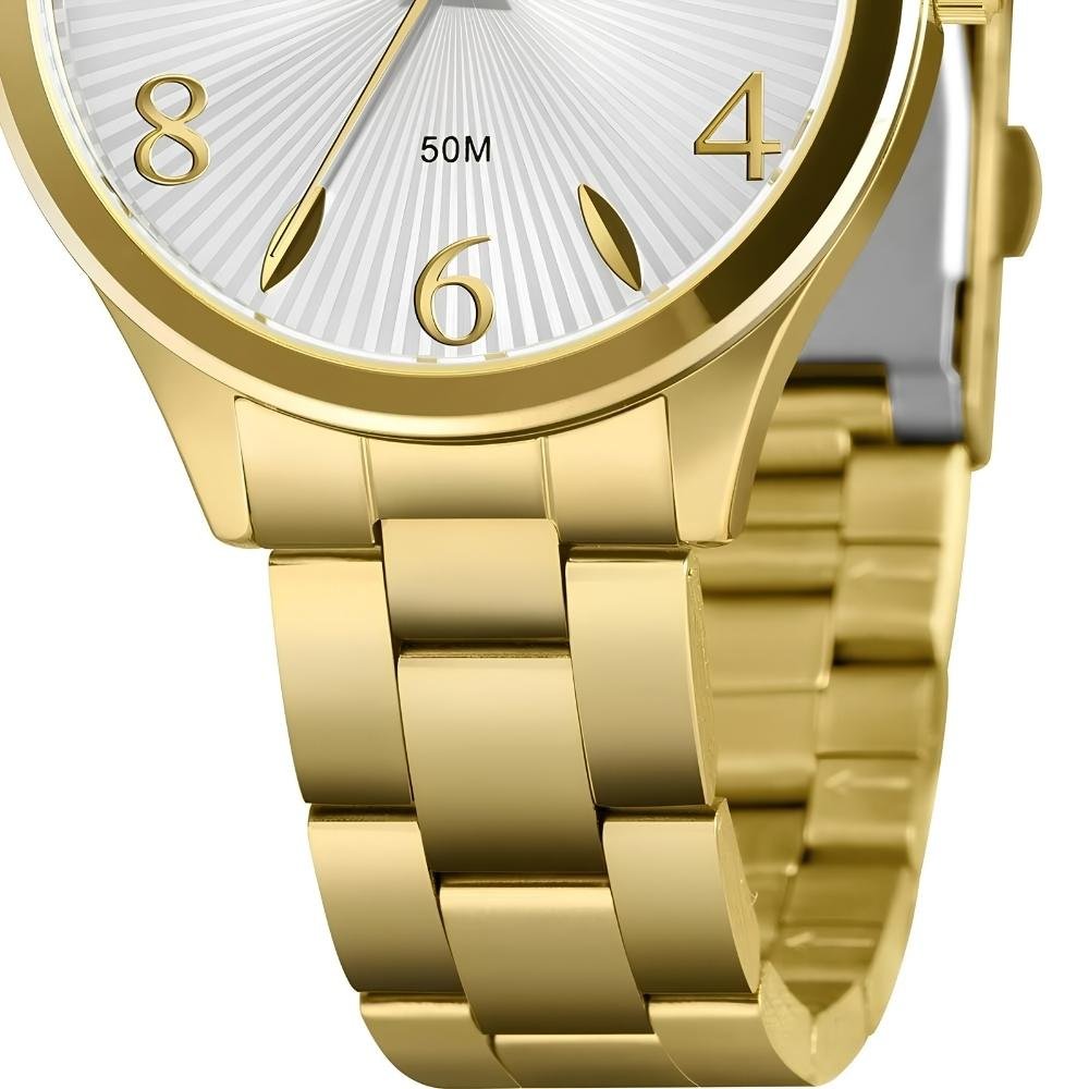 RELÓGIO LINCE ANALÓGICO FEMININO LRG4813L36S2KX Dourado 4