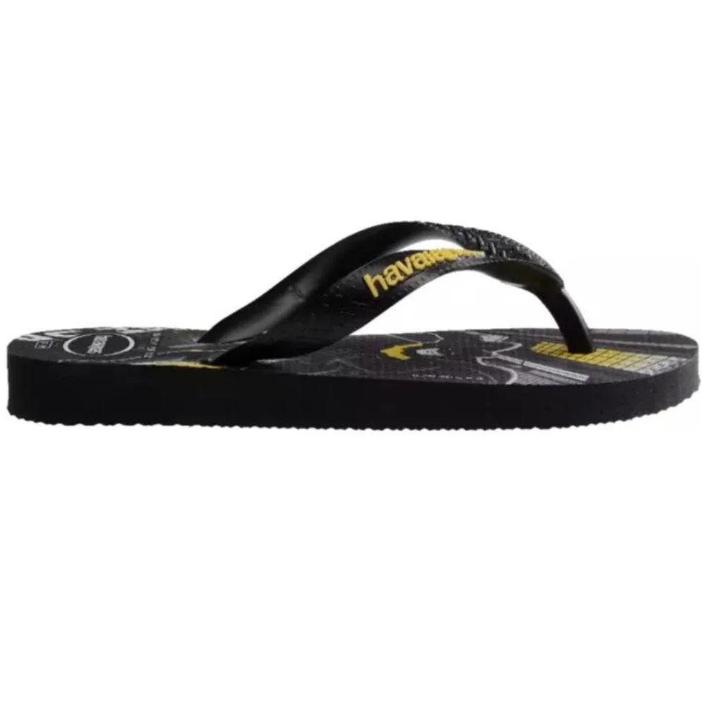CHINELO INFANTIL MASCULINO HAVAIANAS KIDS TOP WARNER Preto 3