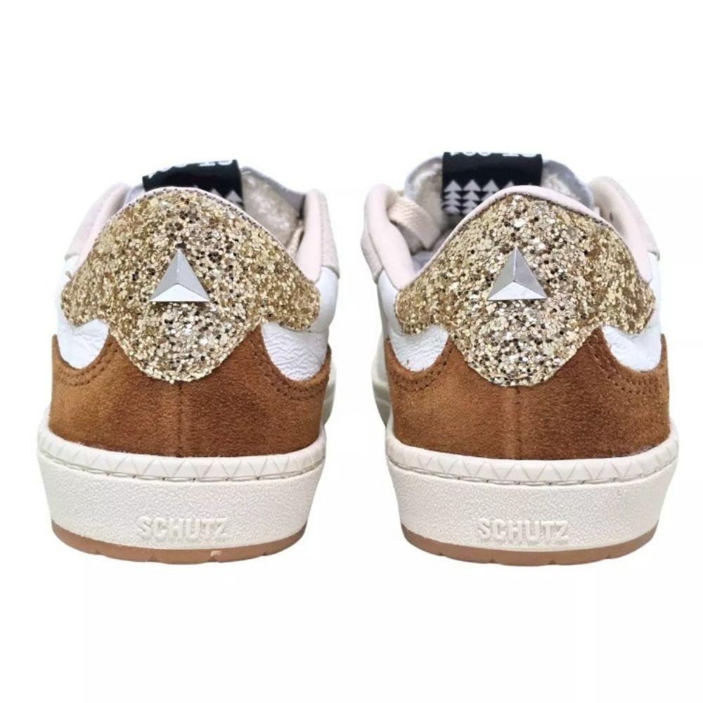TÊNIS SCHUTZ ST-001 CAMURÇA/ONÇA CASUAL FEMININO S2185300014 Branco 5