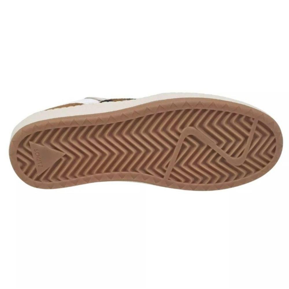 TÊNIS SCHUTZ ST-001 CAMURÇA/ONÇA CASUAL FEMININO S2185300014 Branco 6