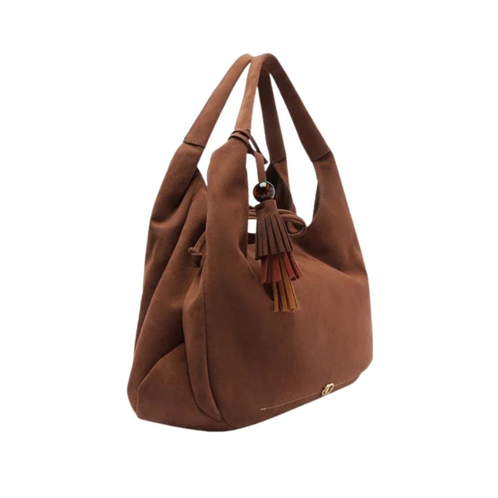 BOLSA ANACAPRI HOBO BAG FEMININO C500162091 Marrom 3