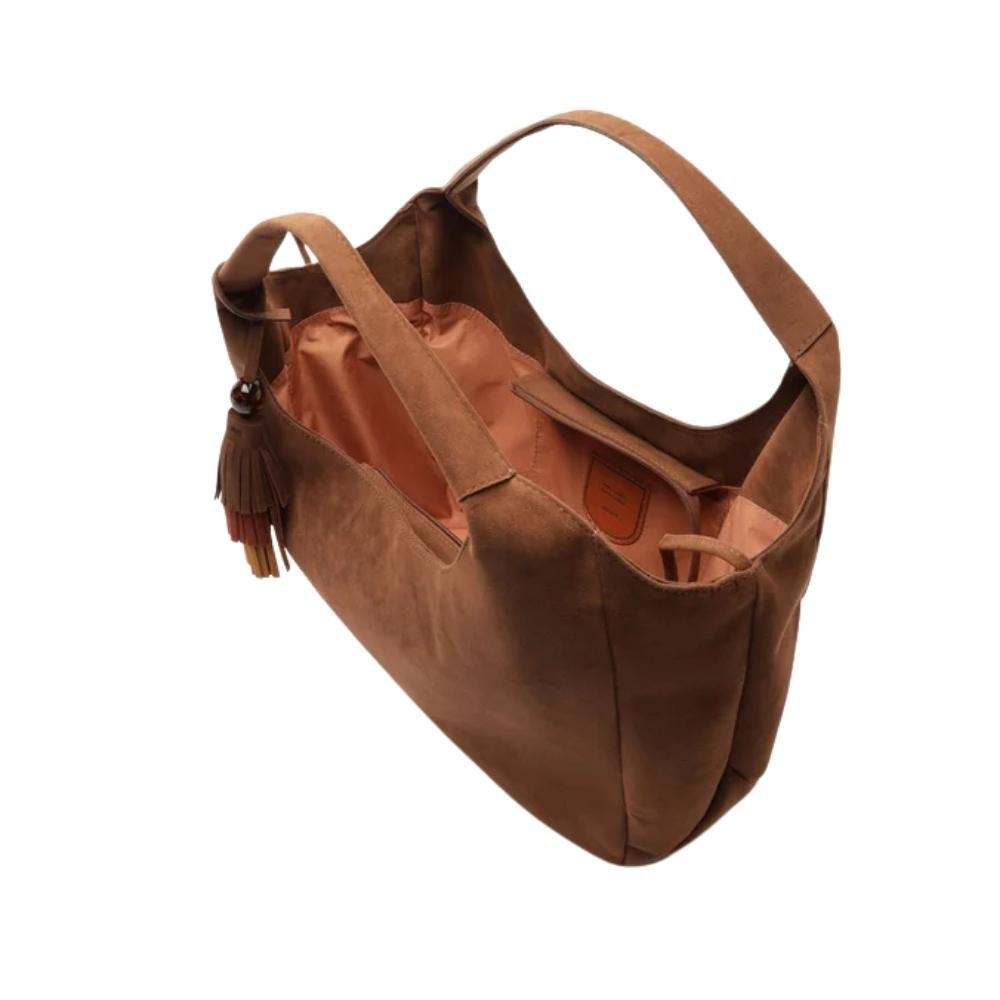 BOLSA ANACAPRI HOBO BAG FEMININO C500162091 Marrom 4
