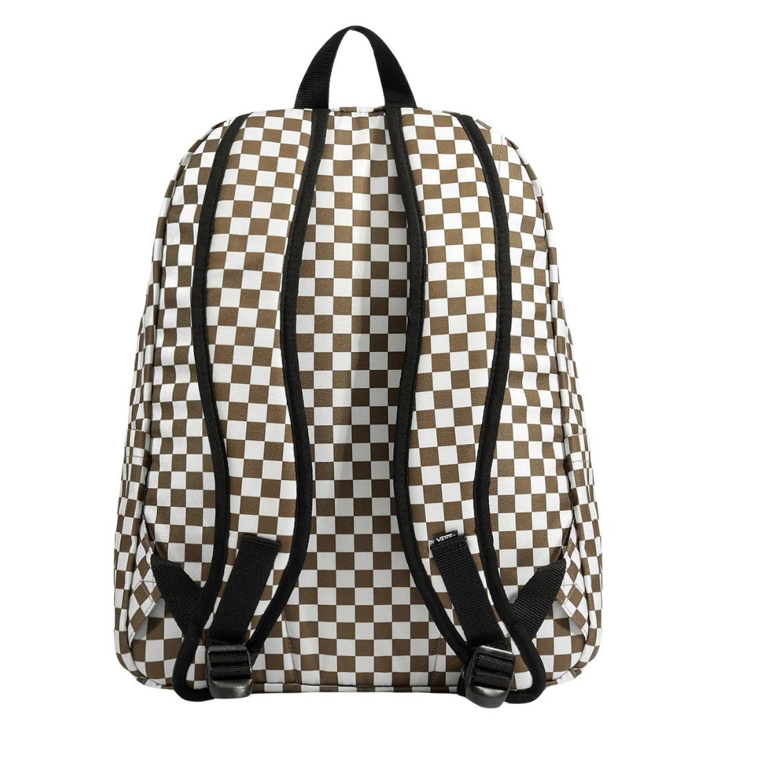 MOCHILA VANS UNISSEX OLD SKOOL CHECKERBOARD VN000H4XOVB Branco 4