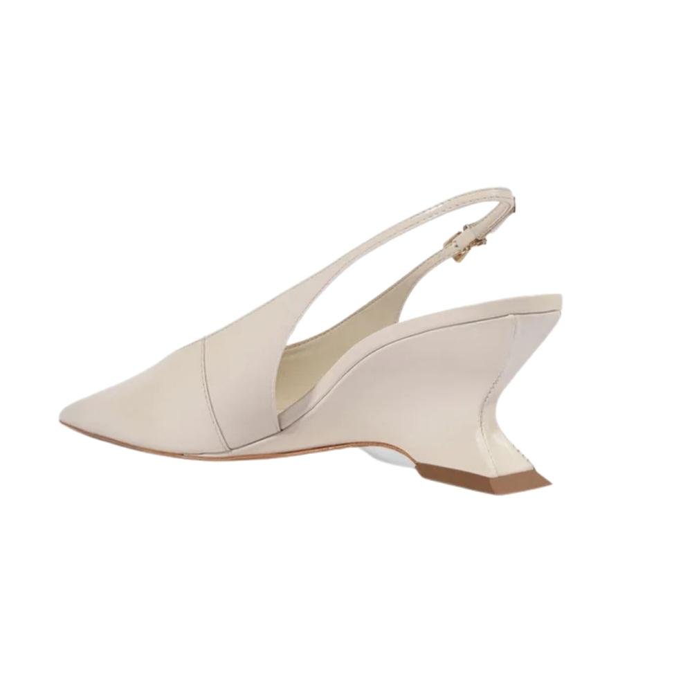 SAPATO SCARPIN SCHUTZ SLINGBACK GEOMÉTRICO FEMININO S226720001 Branco 4