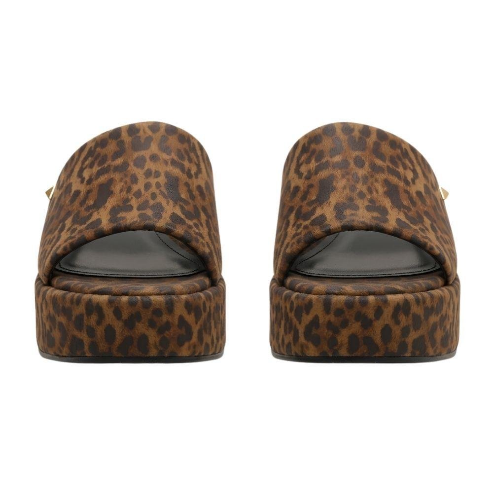 TAMANCO SCHUTZ ANIMAL PRINT FLATFORM FEMININO S224900033 Marrom 2