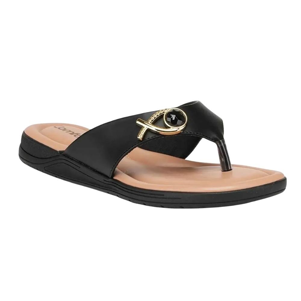 CHINELO COMFORTFLEX FEMININO 2580401 Preto 2