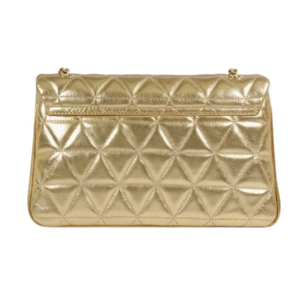 BOLSA SCHUTZ MATELASSÊ METALIZADA COURO FEMININA S5001810923 Dourado 5