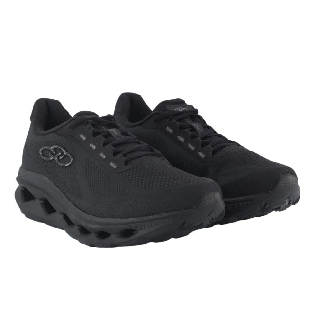 Tênis Olympikus Elevado Masculino Corrida Amortecimento Leve EvaSense Preto 2