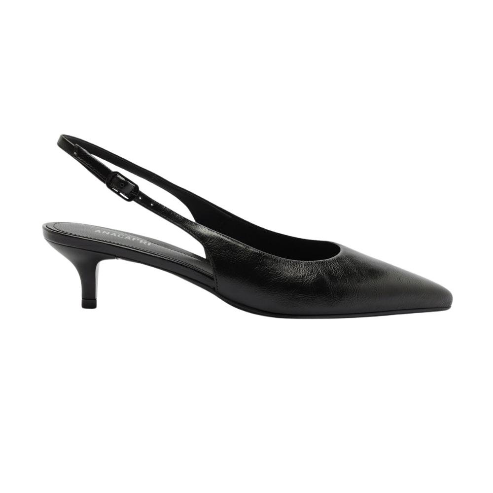 Scarpin Feminino Anacapri Slingback Bico Fino C307900003 Preto 2