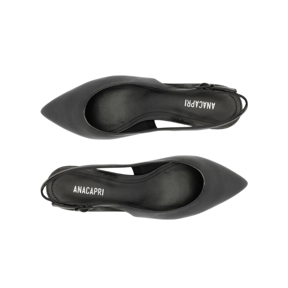 Scarpin Feminino Anacapri Slingback Bico Fino C307900003 Preto 3