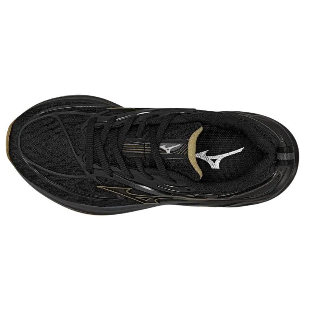 Tênis Mizuno Space 6 Masculino Esportivo Amortecimento SoftierFoam Preto 2
