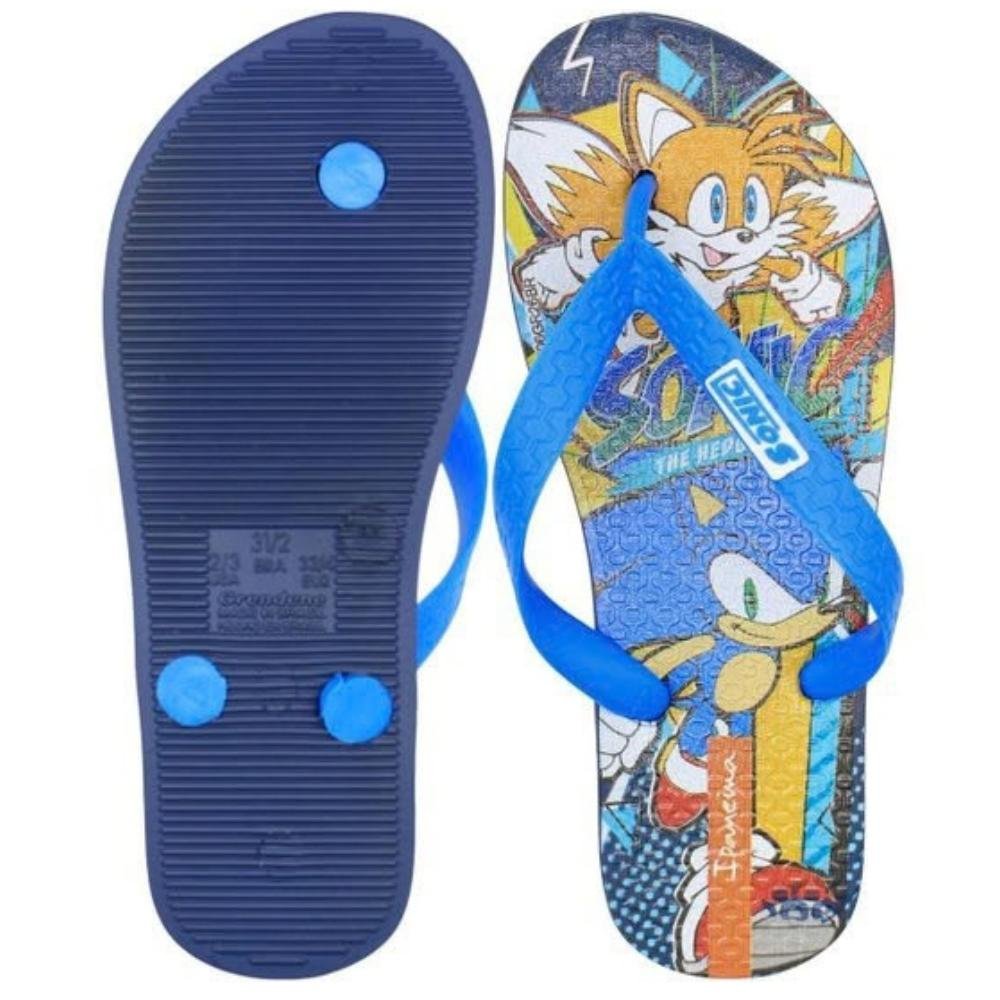 Chinelo Infantil Ipanema Personagem Game Confortável 27412 Azul 2