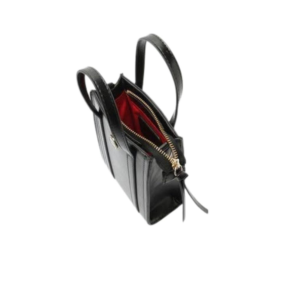 Bolsa Tiracolo Anacapri Phone Pequena Transversal Com Zíper C500020248 Preto 3