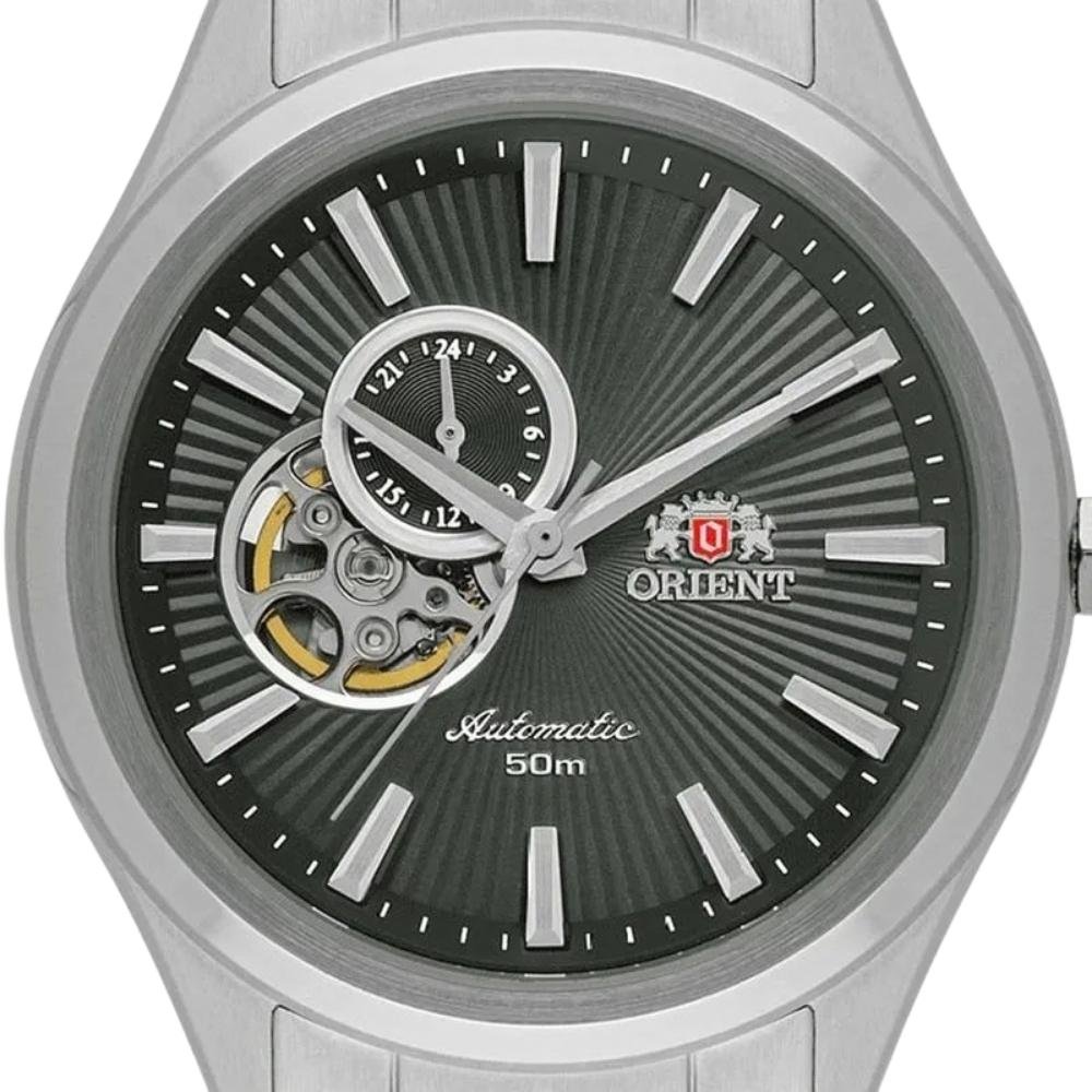 RELÓGIO ORIENT AUTOMÁTICO MASCULINO NH3SS005E1SX Prata 2