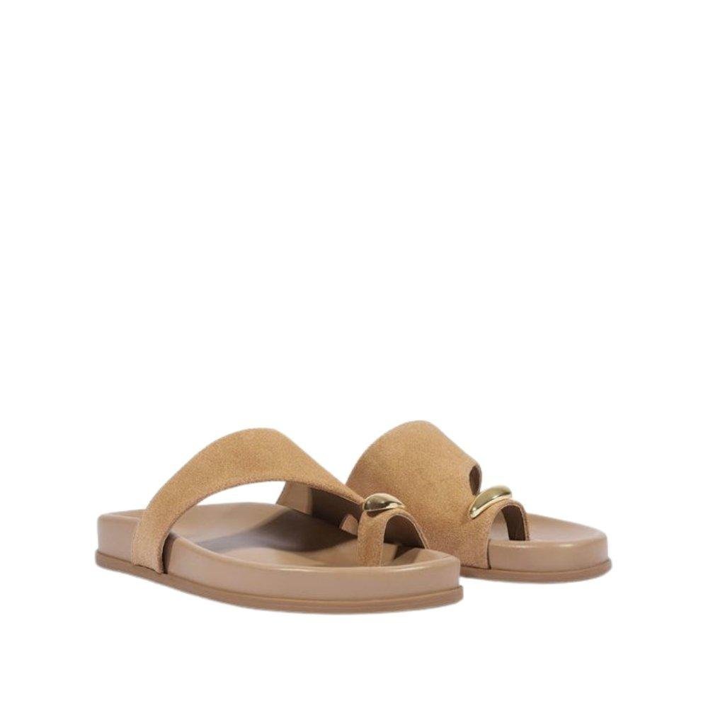 Papete Feminina Schutz Flat Shop Rast II Marrom 2