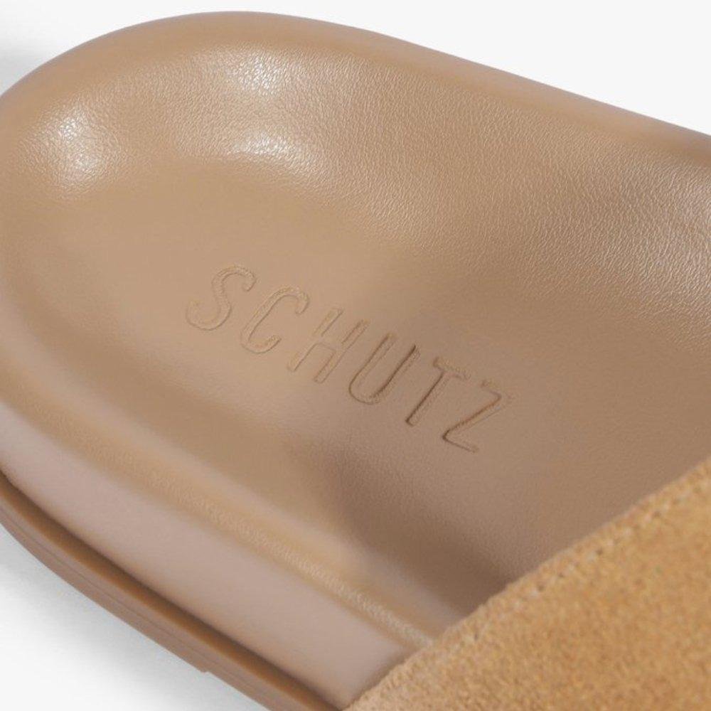 Papete Feminina Schutz Flat Shop Rast II Marrom 5