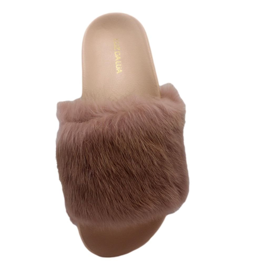 Chinelo Feminino Luz Da Lua Pelo Rose Rosa 3